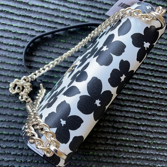 Kate Spade remi graphic blooms flap chain crossbody - Picture 6 of 16